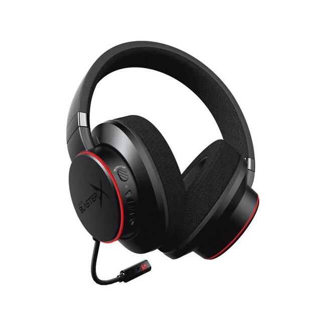 Creative Labs Creative Sound BlasterX H6 | Bedrade Over-ear Gaming Headset | USB-A & 3.5mm | Zwart & RGB