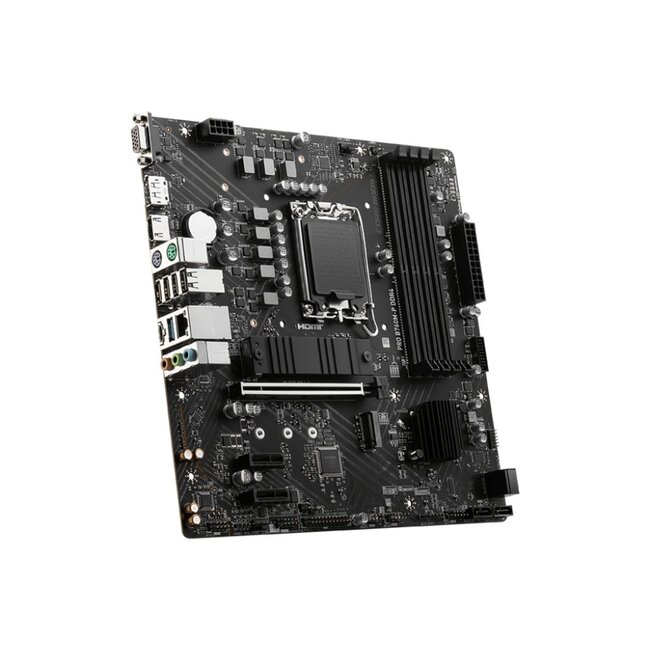 MSI PRO B760M-P | Socket LGA 1700 | Intel B760 | 4xDDR5 | Micro-ATX | Moederbord