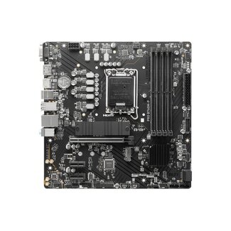 MSI MB  PRO B760M-P | Socket LGA 1700 | Intel B760 | 4xDDR5 | Micro-ATX | Moederbord