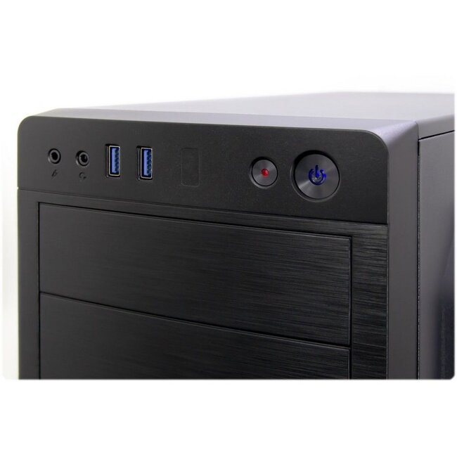 Inter-Tech IT-5916 | Midi Tower Case | 500 Watt Voeding | Zwart