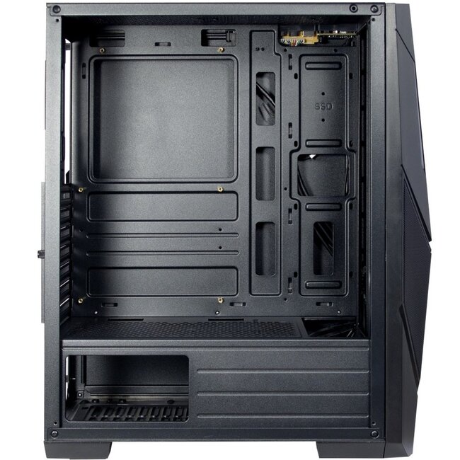 Inter-Tech IT-3303 Hornet RGB | Midi Tower Case | Zwart