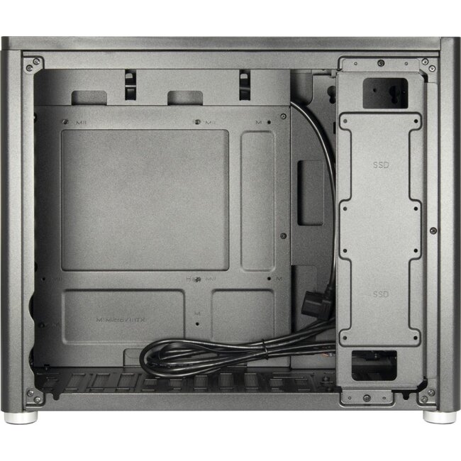 Inter-Tech X2 Duplex | Micro Tower Case | Zwart