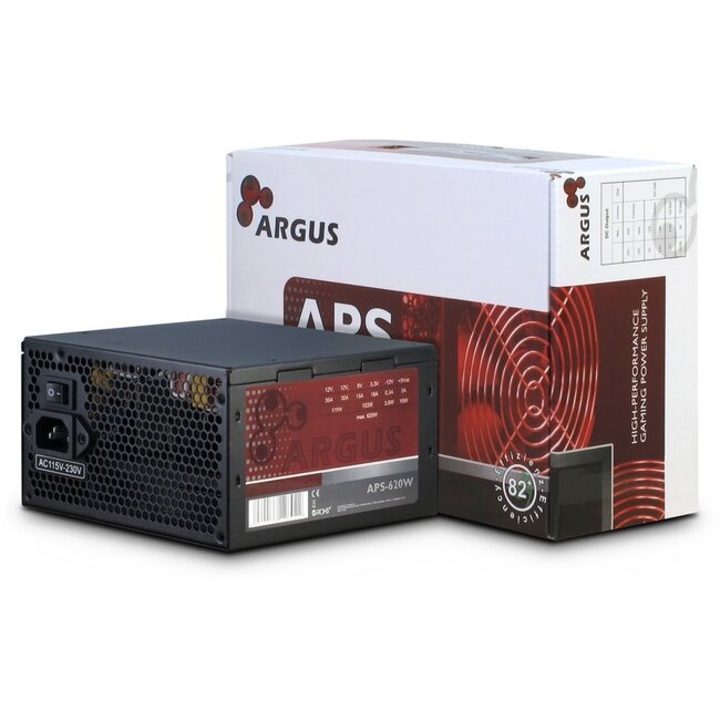 Inter-Tech Argus APS | 620 Watt ATX PSU | Power Supply | Voeding