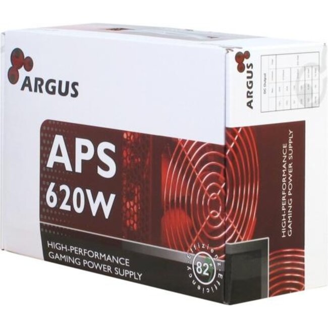 Inter-Tech Argus APS | 620 Watt ATX PSU | Power Supply | Voeding
