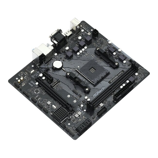 Asrock A520M-HVS | Socket AM4 | AMD A520 | 2xDDR4 | Micro-ATX | Moederbord