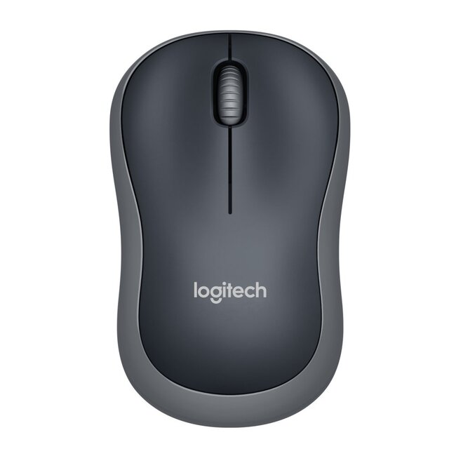 Logitech M185 | Draadloze Muis | Links- en Rechtshandig | RF | 1000 DPI | Zwart/Grijs