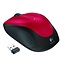 Logitech M235 | Draadloze Muis | Links- en Rechtshandig | RF | 1000 DPI | Rood/Zwart