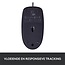 Logitech B100 | Bedrade Muis | Links- en Rechtshandig | USB-A | 800 DPI | Zwart