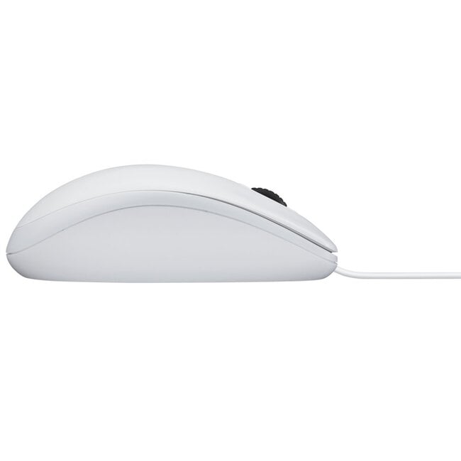 Logitech B100 | Bekabelde Muis | Links- en Rechtshandig | USB-A | 800 DPI | Wit