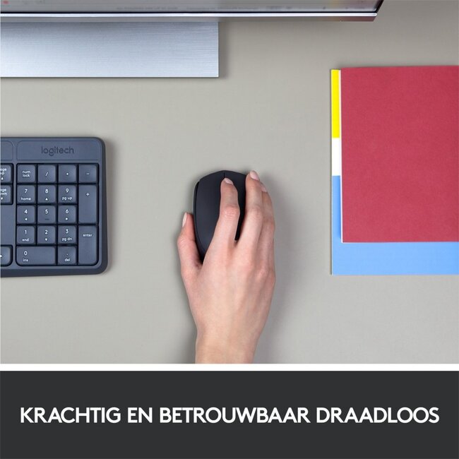 Logitech M171 | Draadloze Muis | Links- en Rechtshandig | RF | 1000 DPI | Zwart