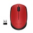 Logitech M171 | Draadloze Muis | Links- en Rechtshandig | RF | 1000 DPI | Rood/Zwart