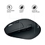 Logitech M720 Triathlon | Draadloze Muis | Rechtshandig | RF + Bluetooth | 1000 DPI | Zwart
