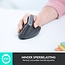 Logitech  MX Vertical | Draadloze Ergonomische Muis | Rechtshandig | RF + Bluetooth + USB-C | 4000 DPI suggestie | Grafiet