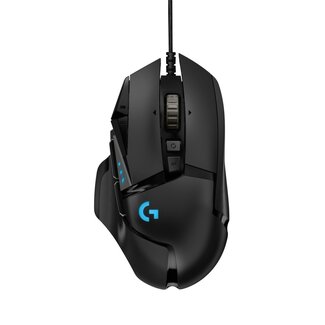 Logitech  G502 HERO | Gaming Muis | Rechtshandig | USB-A (bedraad) | 100 – 25.600 DPI | Zwart