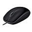 Logitech B110 Silent | Bekabelde Muis | Links- en Rechtshandig | USB-A | 1000 DPI | Zwart