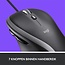 Logitech M500s Advanced | Bekabelde Muis | Rechtshandig | USB-A | 4000 DPI | Zwart/Zilver