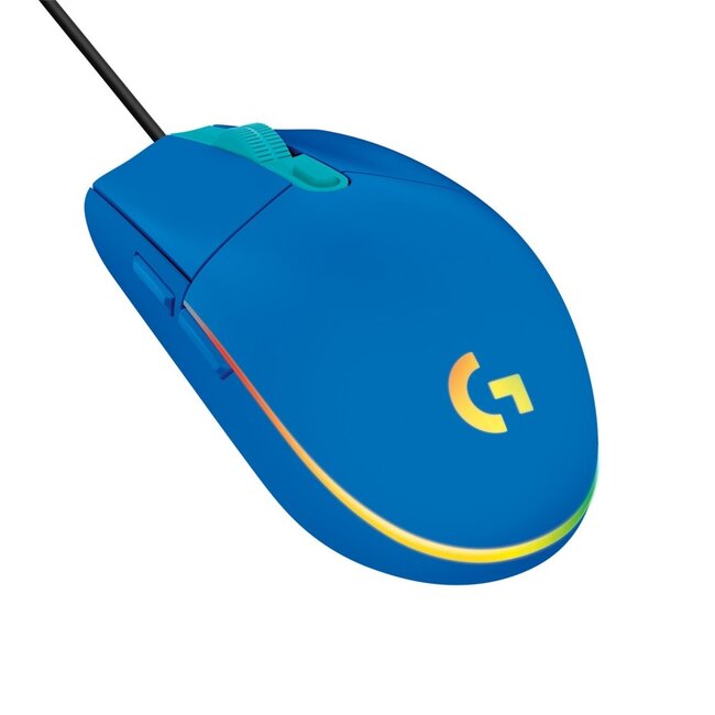 Logitech G203 | Gaming Muis | Rechts­handig | USB-A | 8.000 DPI | Blauw