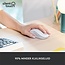 Logitech Signature M650 | Draadloze Muis | Linkshandig | RF + Bluetooth | 2000 DPI | Wit