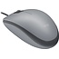 Logitech M110 Silent | Bekabelde Muis | Links- en Rechtshandig | USB-A | 1000 DPI | Grijs