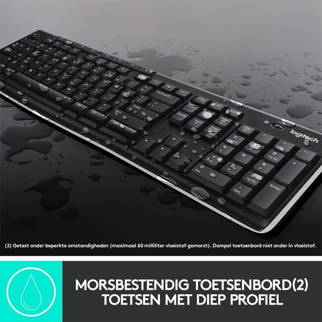 Logitech QWERTZ |  MK270 | Draadloze Muis en Toetsenbordcombo | QWERTZ