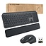 Logitech MX Keys Combo for Business Gen 2 | Draadloze Toetsenbord- en Muis-combo | RF / Bluetooth | QWERTY US International | Grafiet