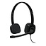 Logitech H151 | Bedrade On-ear Headset | 3.5mm | Zwart