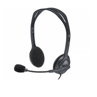 Logitech H111 | On-Ear Bedrade 3,5mm Koptelefoon met Microfoon | Grijs