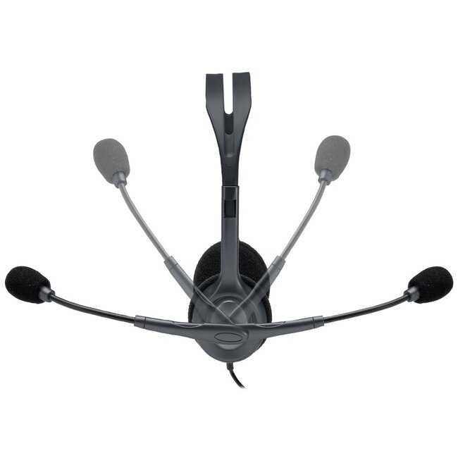 Logitech H111 | On-Ear Bedrade 3,5mm Koptelefoon met Microfoon | Grijs