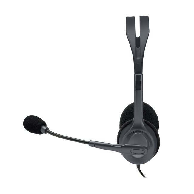 Logitech H111 | On-Ear Bedrade 3,5mm Koptelefoon met Microfoon | Grijs