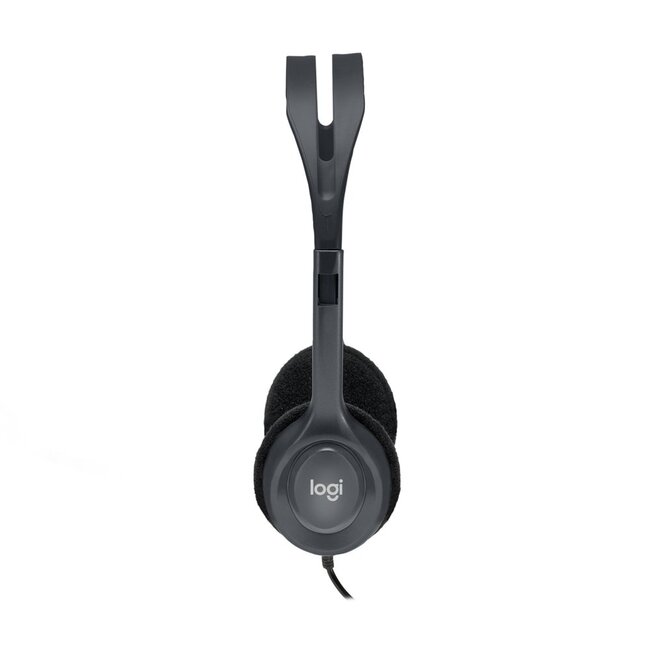 Logitech H111 | On-Ear Bedrade 3,5mm Koptelefoon met Microfoon | Grijs
