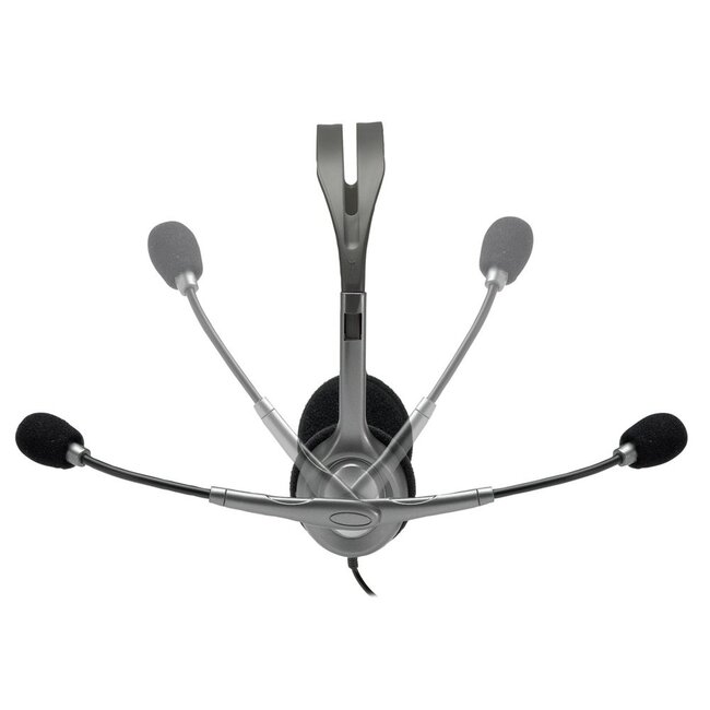 Logitech H111 | On-Ear Bedrade 3,5mm Koptelefoon met Microfoon | Grijs