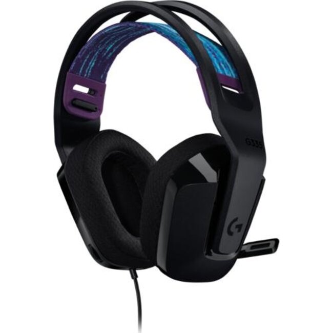 Logitech G335 | On-Ear Gaming Headset 3,5mm Connector | Zwart