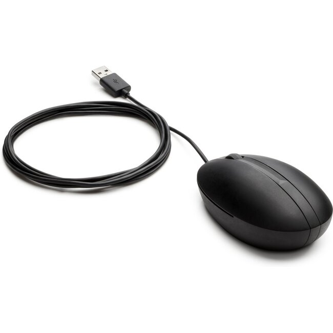 Hewlett Packard HP 320M | Bekabelde Muis | Links- en Rechtshandig | USB-A | 1000 DPI | Zwart
