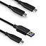 ACT AC1225 | USB-C 3.2 Gen2 2.5" SATA HDD/SSD Behuizing | Tool-Free | 10 Gbps