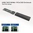 ACT AC1615 | USB-C M.2 NVMe/PCIe SSD Behuizing | Tool-Free | Aluminium | USB 3.2 Gen2 (10 Gbps)