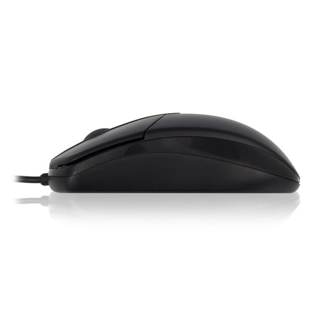 ACT AC5005 | Bedrade Muis | Links- en Rechtshandig | USB-A | 1000 DPI | Zwart