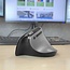 ACT AC5155 | Ergonomische Draadloze Muis | RF-Draadloos + Bluetooth | USB-A en USB-C Receiver | 2400 DPI | Zilver/Zwart