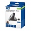 ACT AC5155 | Ergonomische Draadloze Muis | RF-Draadloos + Bluetooth | USB-A en USB-C Receiver | 2400 DPI | Zilver/Zwart