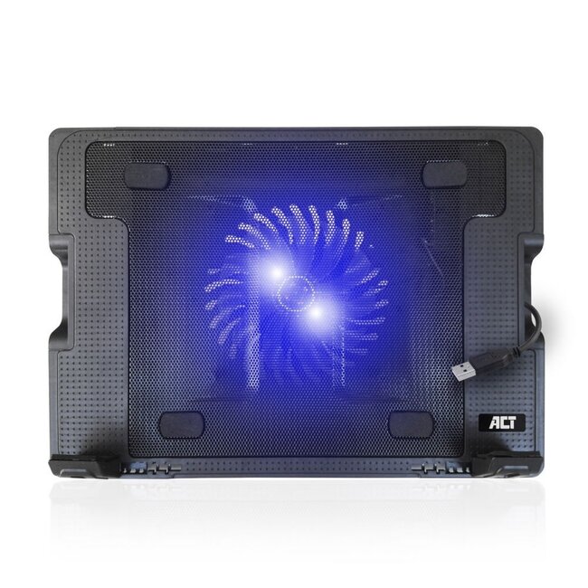 ACT AC8110 | Notebook Cooling Pad | 43,9 cm (17.3") | 1000 RPM | Zwart