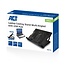ACT AC8110 | Notebook Cooling Pad | 43,9 cm (17.3") | 1000 RPM | Zwart