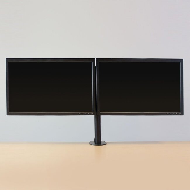 ACT AC8302 | Verstelbare Monitor-bureaubeugel | Tot 32" | Max 8kg | VESA 100x100 | 2 Monitoren