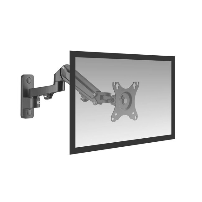 ACT AC8310 | Verstelbare Monitor-muurbeugel | Tot 27" | Max 7kg | VESA 100x100 | 1 Monitor