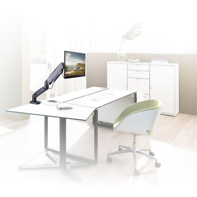 ACT AC8311 | Verstelbare Monitor-bureaubeugel | Tot 32" | Max 9kg | VESA 100x100 | 1 Monitor