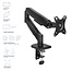 ACT AC8313 Essentials | Verstelbare Monitor-bureaubeugel | Tot 35" | Max 9 kg | VESA 75x75 / 100x100 | 1 Monitor | Gasveer