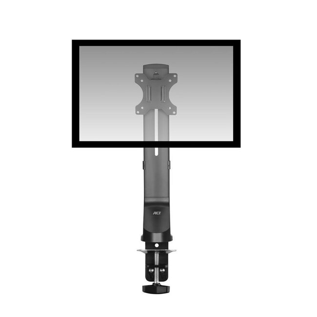 ACT AC8321 | In Hoogte Verstelbare Monitor-bureaubeugel | Tot 32" | Max 8kg | VESA 100x100 | 1 Monitor