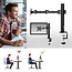 ACT AC8325 | Verstelbare Monitor-bureaubeugel | Tot 32" | Max 12kg | VESA 100x100 | 1 Monitor