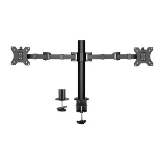 ACT AC8326 | Verstelbare Monitor-bureaubeugel | Tot 32" | Max 12kg | VESA 100x100 | 2 Monitoren