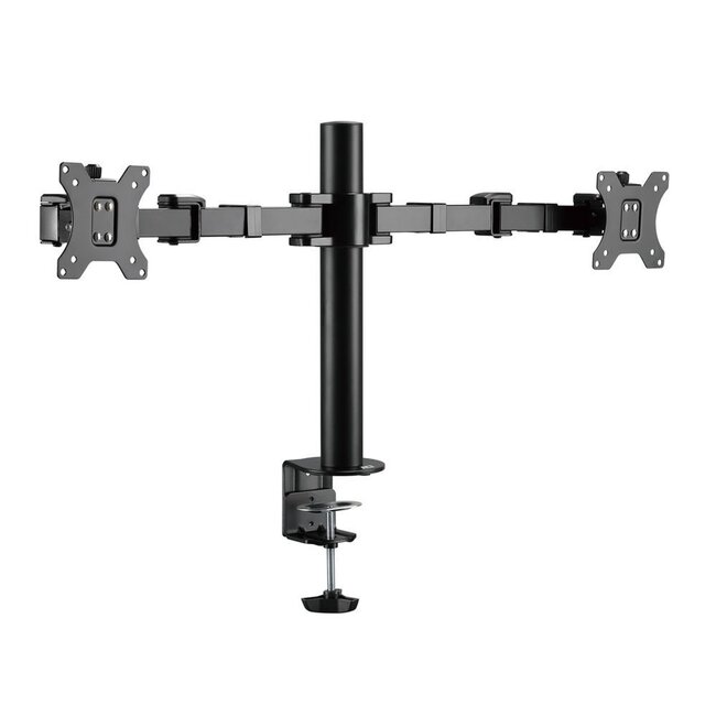 ACT AC8326 | Verstelbare Monitor-bureaubeugel | Tot 32" | Max 12kg | VESA 100x100 | 2 Monitoren