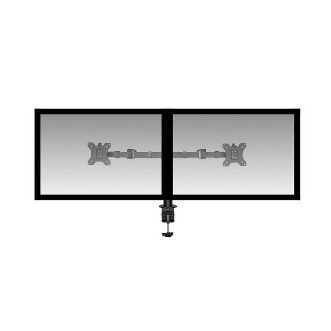 ACT AC8326 | Verstelbare Monitor-bureaubeugel | Tot 32" | Max 12kg | VESA 100x100 | 2 Monitoren