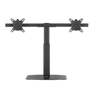 ACT AC8332 | In Hoogte Verstelbare Monitor-bureausteun | Tot 27" | Max 6kg | VESA 100x100 | 2 Monitoren | RENEWED (refurbished)